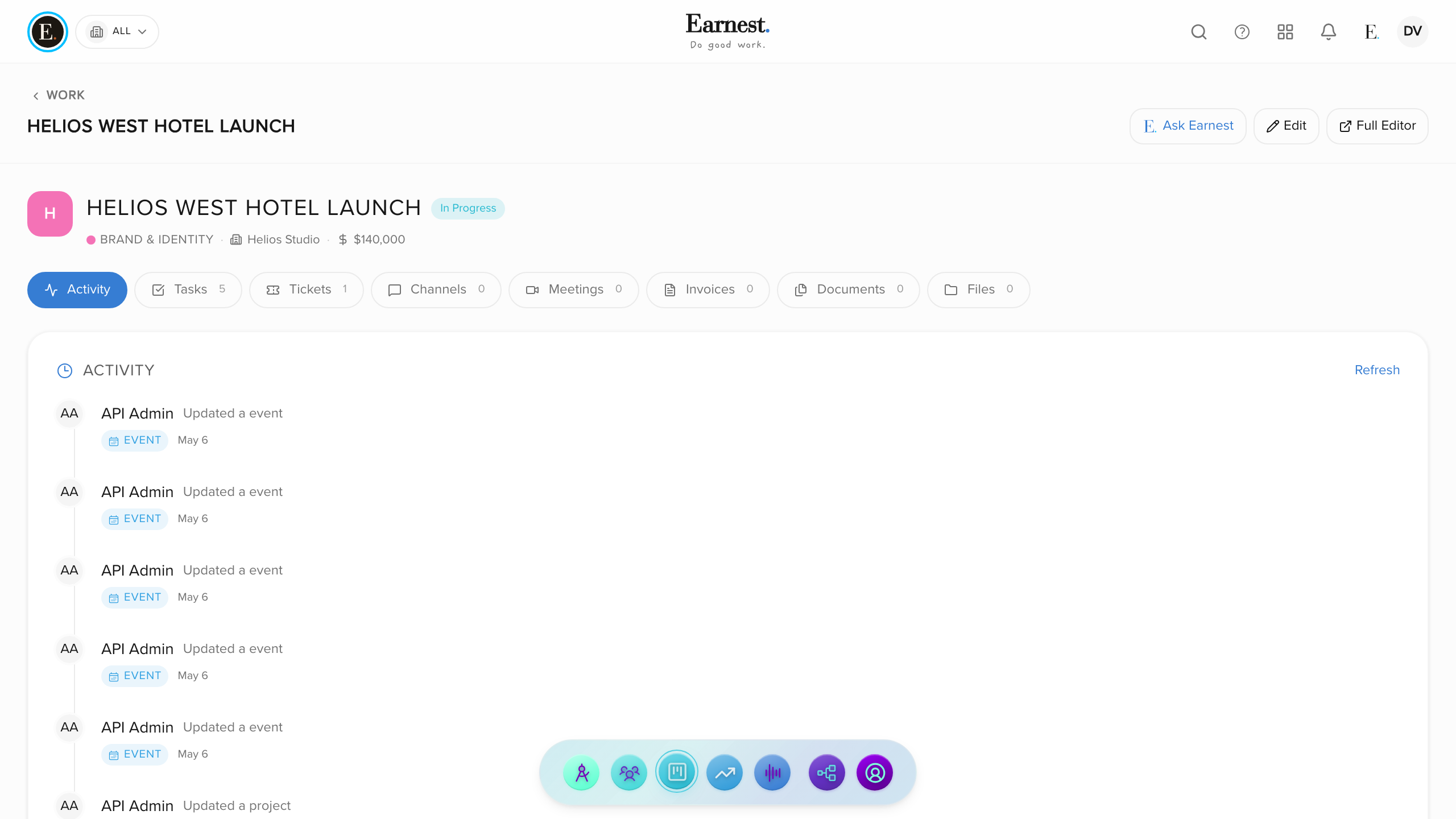 Earnest — Project Workspace